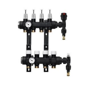 1416.06.40 Kit collettori compatti in polimero 1" 8 vie RBM