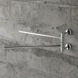 1519-C Porta salviette doppio orientabile cromato RIVIERA TL BATH
