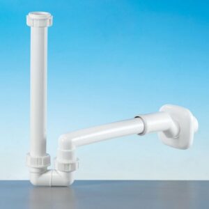 1643.019 Sifone Bidet Eccentrico Giunto Fisso Bianco Lira