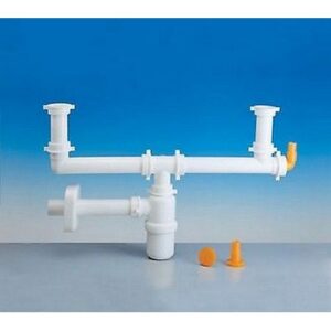1233.219 Sifone 1233/8 1½" Tubo Pp Ø40 Bianco Lira