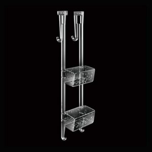 2172-C-TR Portaoggetti 2 piani con gancio FORBOX TL BATH