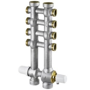 433.06.00 Collettore complanare mono-zona 1" 4+4 RBM