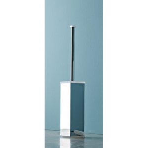 4506-C-BL Portascopino da terra cromato e plexiglass arancio EDEN TL BATH - immagine 1