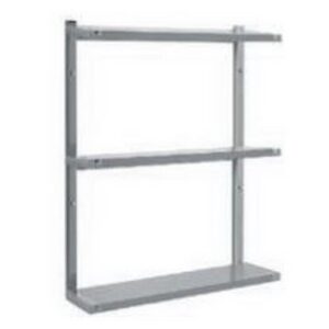 4543-C-NR Scaffale cromato 3 ripiani in plexiglass nero EDEN TL BATH