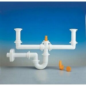 4233.193 Sifone 4233 P/5 1½" Tubo Pp Ø40 Bianco Lira