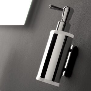 5523-C-RS Dosatore sapone liquido a parete in plexiglass rosa KOR TL BATH - immagine 1
