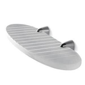 5540-C-AR Porta spugna cromato in plexiglass arancio KOR TL BATH