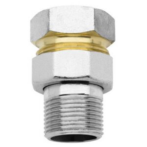 58.09.00 Raccordo dritto 3 pezzi nichelato 2" RBM