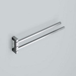 C419-C Porta salviette doppio orientabile cromato CIAK TL BATH