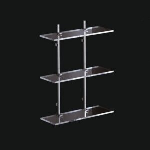 C453-C Scaffale cromato 3 piani CIAK TL BATH