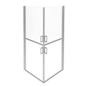 C53FBS31 Box Doccia Angolo 2+2 Ante 800Mm H.1950Mm Sp.8 PONTE GIULIO