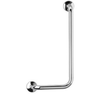 G29JBL19 Maniglione Di Sicurezza A "L" Inox Lucido Mm. 350X660 Sx PONTE GIULIO
