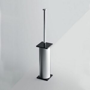 G306-C-BC Portascopino da terra in plexiglass bianco GRIP TL BATH