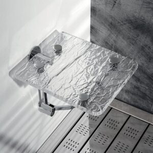 K131-C-G Sgabello a muro pieghevole FOR.BOX TL BATH