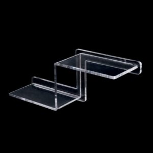 K146-NR Scaffale in plexiglass nero TL BATH - immagine 1