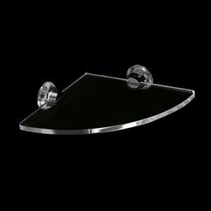 L009-C Angolare doccia con base in plexiglass trasparente FORBOX TL BATH