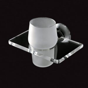 L102-C Portabicchieri a parete in plexiglass LUCE TL BATH
