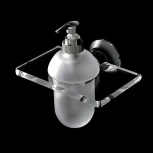 L123-C Dosatore sapone liquido a parete plexiglass LUCE TL BATH