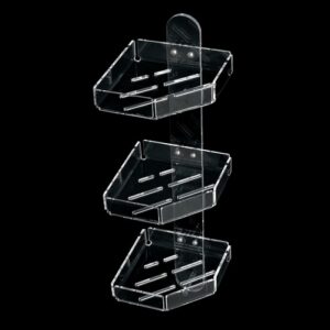 L213-C-TR Angolare doccia a 3 piani in plexiglass trasparente FORBOX TL BATH