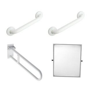W06TCS01 Maniglioni E Specchio X Bagno Disabili Paint* Kit  PONTE GIULIO
