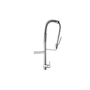 6017565C0 Monocomando lavello con bocca girevole 360° doccia estraibile 2 getti GATTONI