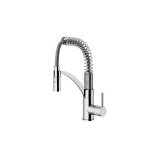 6017965C0 Monocomando lavello con bocca girevole 360° doccia estraibile 2 getti GATTONI