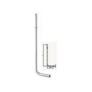 232 Tubo a L regolabile L 600-800 mm per passo rapido Ø 25 SASSI