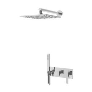 8570-PDC0 Miscelatore meccanico con manopola deviatrice e doccetta COLOR CUBE GATTONI