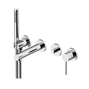 9005-90C0 Miscelatore incasso vasca con doccia duplex CIRCLE ONE GATTONI - immagine 1