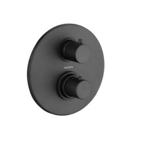 R207181 Parti Esterne Doccia Incasso Termostatico Nero Opaco Game DOLOMITE
