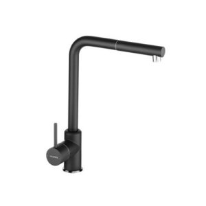 R403181 Miscelatore Monocomando Da Appoggio Su Lavello Nero Opaco Game  DOLOMITE